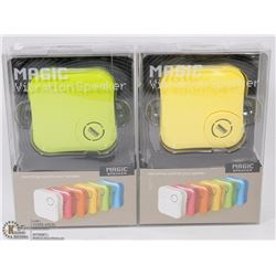 LOT OF TWO MAGIC VIBRATION SPEAKERS
