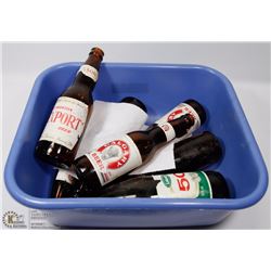 LOT OF 7 VINTAGE ALBERTA BEER BOTTLES