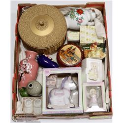 LARGE FLAT W/NEW PRECIOUS MOMENTS