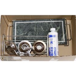 BOX W/COMPLETE COOKING STONE WITH