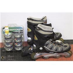 K2 MENS ROLLER BLADES SIZE 11.5, ALSO COMES WITH