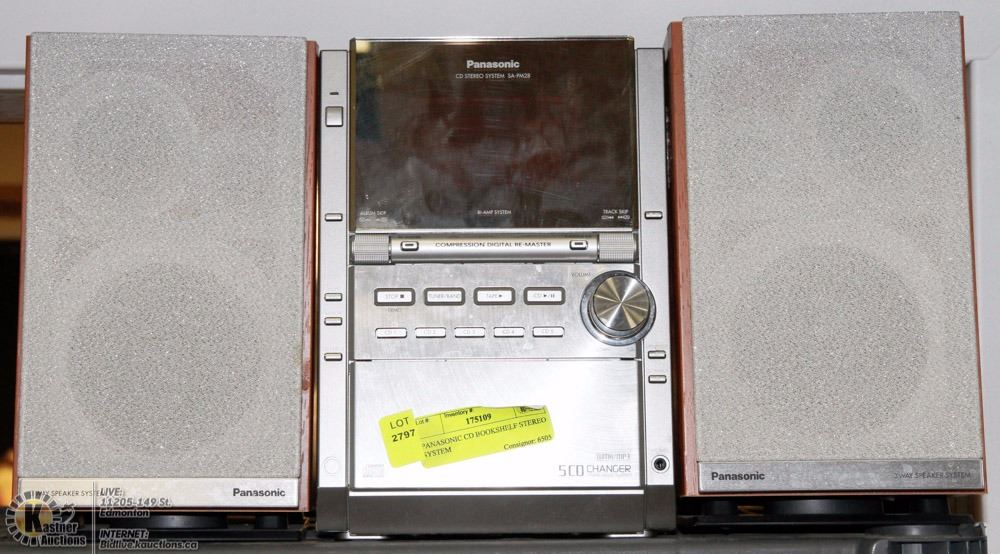 Panasonic Cd Bookshelf Stereo System