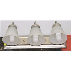 COMPLETE 3 LIGHT VANITY FIXTURE