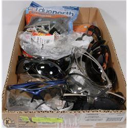 FLAT OF WORK SAFETY GLASSES