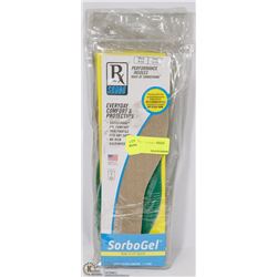 3 PAIRS OF SORBO PERFORMANCE INSOLES