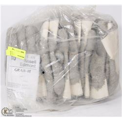 BAG OF ANSELL EDMONT GRAB-IT GLOVES