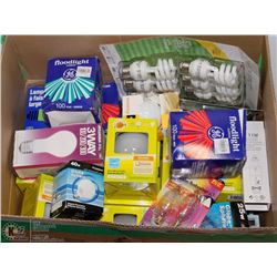 LARGE LOT OF ASSORTED LIGHTBULBS