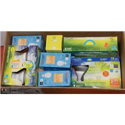 LOT OF ASSORTED ENERGY SAVINGS  LIGHTBULBS