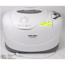 BLACK & DECKER ALL IN ONE BREAD MAKER.