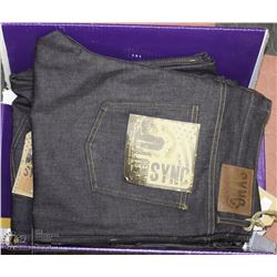 5 NEW PAIRS OF SYNC JEANS ASSORTED SIZES OF 40&38