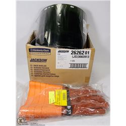 CASE OF JACKSON F50 FACE SHIELDS SOLD WITH