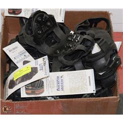 BOX OF WINTER WALKING STUDDED ELASTIC OVERSHOE