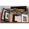 Image 1 : LARGE BOX FULL OF PICTURES & FRAMES INCL.