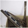 Image 1 : BOX OF TOOLS INCL CHAIN BOOM, LEVEL, SAW ETC