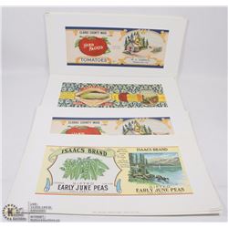 55 HARVEST LITHOGRAPHS