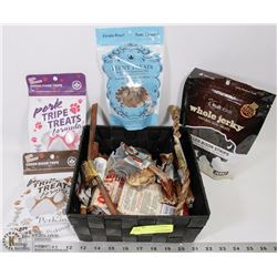 BASKET OF DOG TREATS
