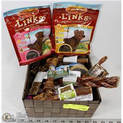 BASKET OF DOG TREATS