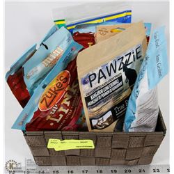BASKET OF DOG TREATS