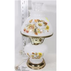 VINTAGE MILK GLASS RIBBED MILK GLASS TABLE