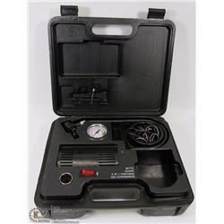 3-IN-1 PORTABLE AIR COMPRESSOR IN HARD CASE