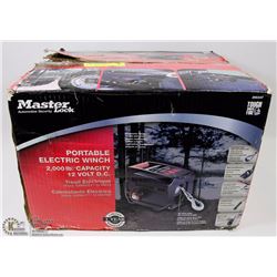 NEW MASTERLOCK  2000LB PORTABLE WINCH