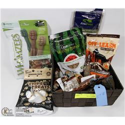 BASKET OF DOG TEATS