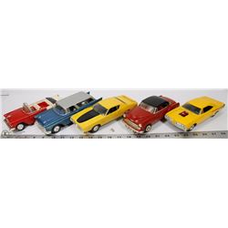 LOT OF 5 VINTAGE MODEL CARS