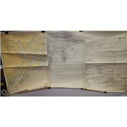 3 SHIPPING/SURVEY MAPS 1920-1930