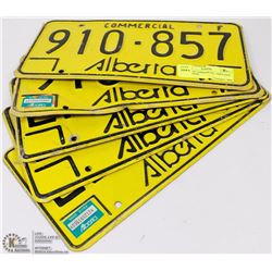 3 SETS OF COMMERCIAL 1980'S AND 90'S LICENSE