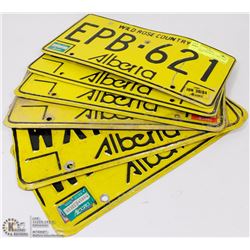 3 SETS OF COMMERCIAL 1980'S AND 90'S LICENSE