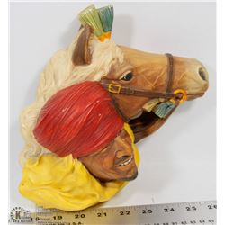LARGE BOSSON LORDS DESSERT HORSE & ARAB HEAD