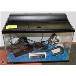 AQUARIUM WITH PUMP AND ACCESSORIES