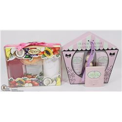 SET OF 2 NEW BATH SETS: ALPINE SECRETS (APPLE &