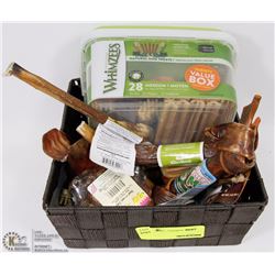 BASKET OF DOG TREATS