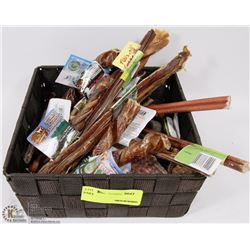 BASKET OF DOG TREATS