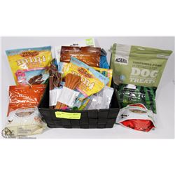 BASKET OF DOG TREATS