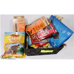 BASKET OF DOG TREATS