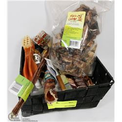 BASKET OF DOG TREATS