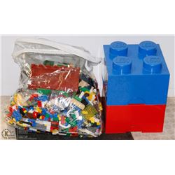 X-LARGE BAG OF LEGO & 2 LARGE LEGO