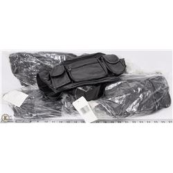 LOT OF 6 GENUINE LEATHER FANNY PACKS & SMALL DOG