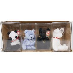LOT OF 4 BOXED TY BEANIE BABIES.