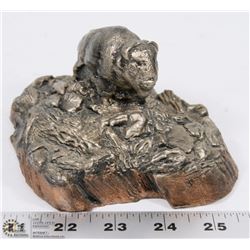 HANDCRAFTED BUFFALO FIGURINE