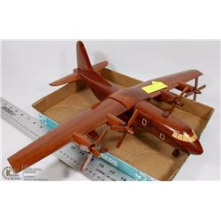 LARGE WOODEN AIRPLANE C-130