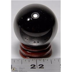 #70-NATURAL BLACK OBSIDIANSPHERE BALL