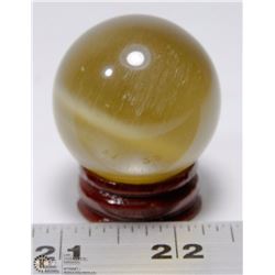 #71-TIGER EYE SPHERE BALL