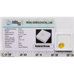#90-NATURAL ZIRCON GEMSTONE 4.10CT