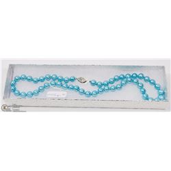 #136-SEA SHELL PEARL NECKLACE 18"