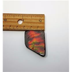 #7 - RED & GREEN FIRE AMMOLITE GEMSTONE