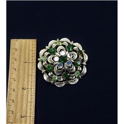 #12 - VINTAGE RHINESTONE BROOCH