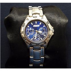 #18 - BLUE FACED  LEVIS VINTAGE WATCH